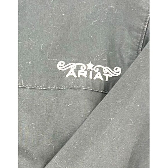 Ariat Classic Fit Size XL Black Button Down Shirt Long Sleeve - Picture 11 of 11